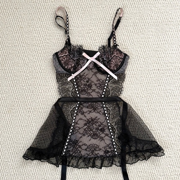 NEW Victorias Secret Very Sexy Wicked Babydoll Lingerie - Picture 6 of 13